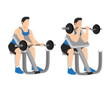 Curl Pupitre Barre EZ