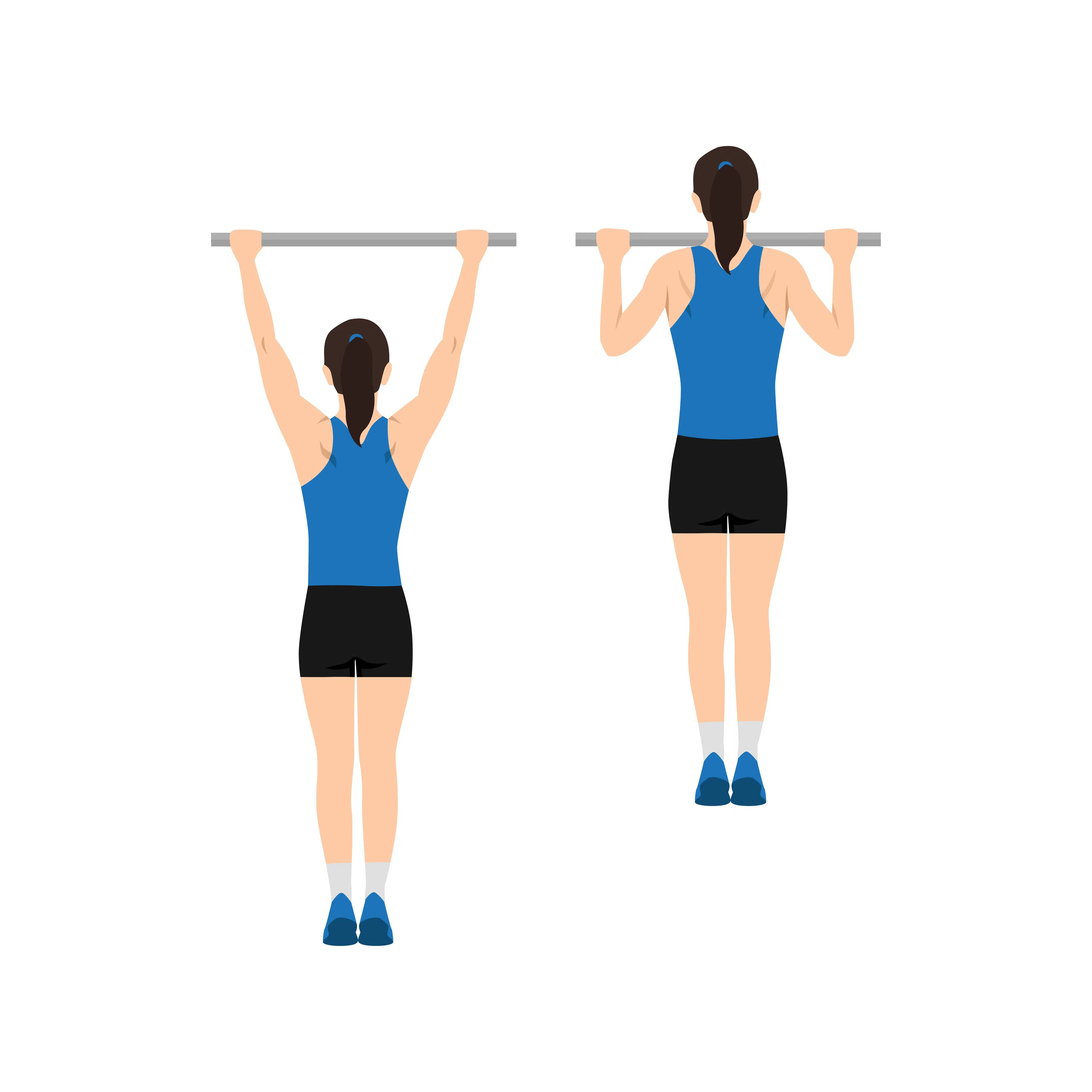 Tractions -pull up illustration