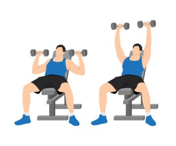 Développé incliné avec haltères