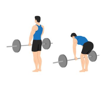 Soulevé de terre jambes tendues