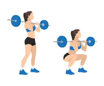 Squat Barre Devant