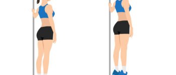 élévations sur les pointes de pieds