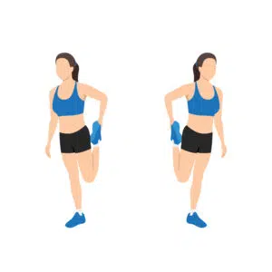Étirements des quadriceps