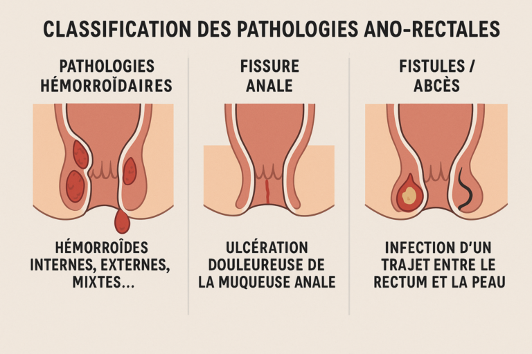 classification des pathologies hémorroïdaires