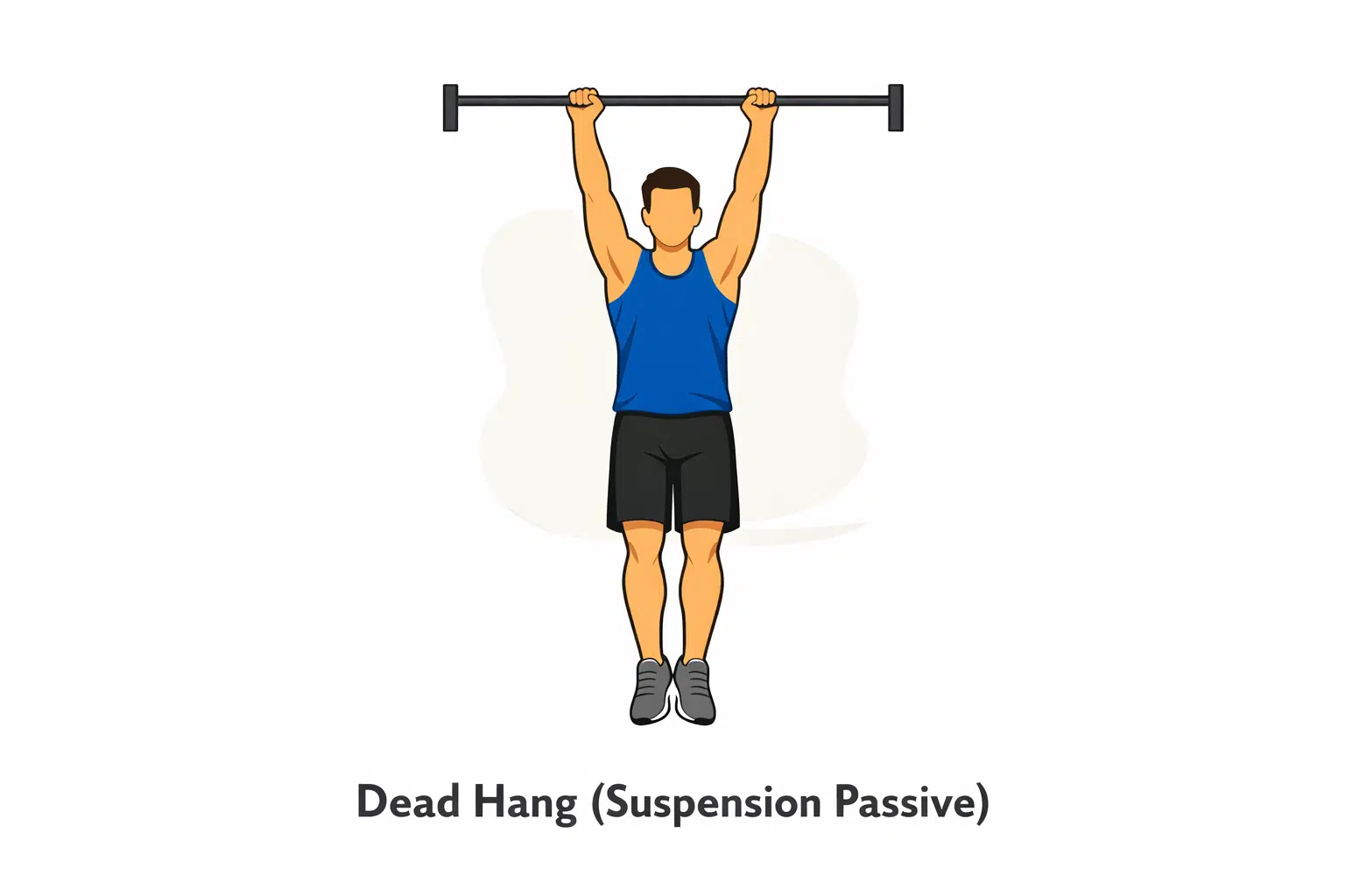 Dead hang (suspension passive), exercice musculation fitness