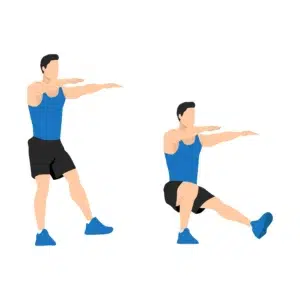 LES QUADRICEPS 18 Pistol squat , squat sur une jambe