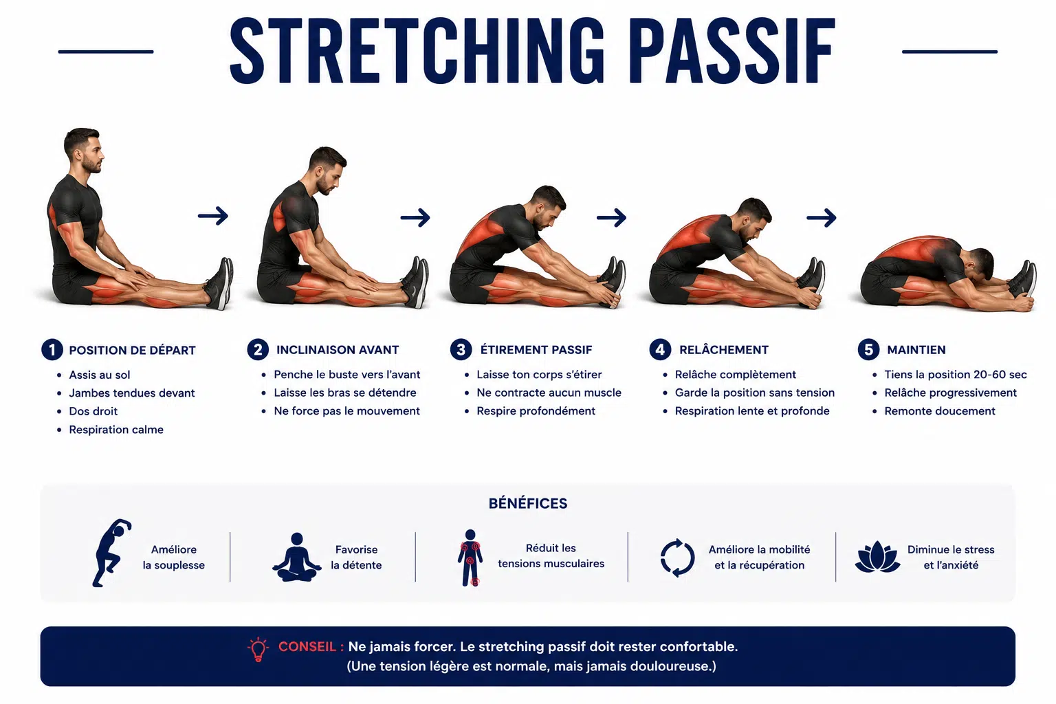 Stretching passif